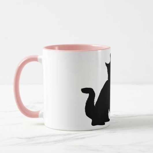 黒猫 マグカップ (左)