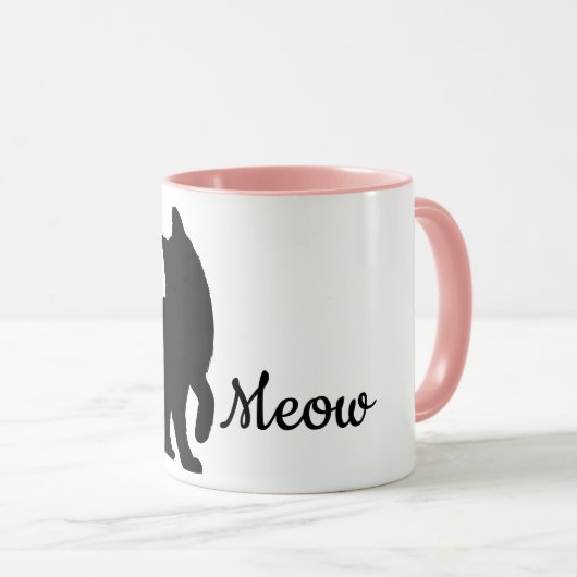 黒猫 マグカップ (正面右)