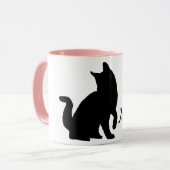 黒猫 マグカップ (正面左)