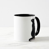 黒猫 マグカップ (正面右)