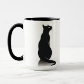 黒猫 マグカップ (左)