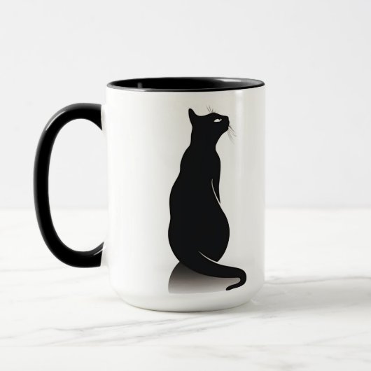 黒猫 マグカップ (左)
