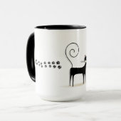 黒猫 マグカップ (正面左)