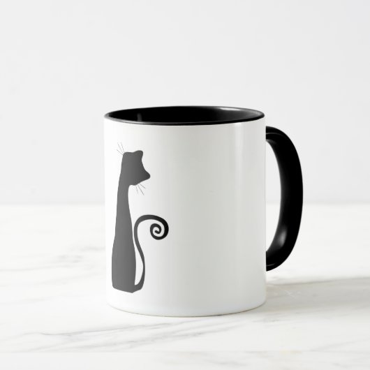 黒猫 マグカップ (正面右)