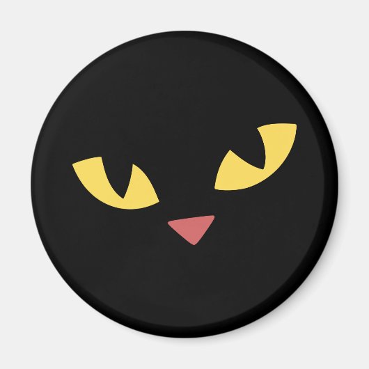 黒猫 マグネット (正面)