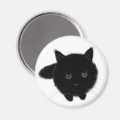 黒猫 マグネット (正面/裏面)