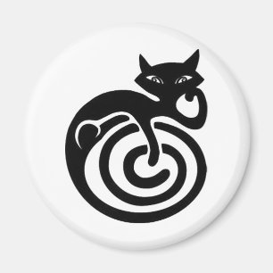 黒猫 マグネット
