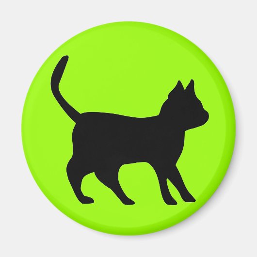 黒猫 マグネット (正面)