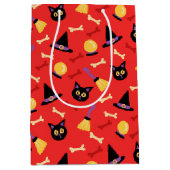 黒猫 ミディアムペーパーバッグ (正面)