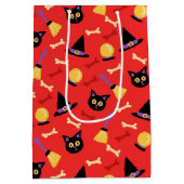 黒猫 ミディアムペーパーバッグ (裏面)