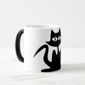 黒猫 モーフィングマグカップ (正面左)