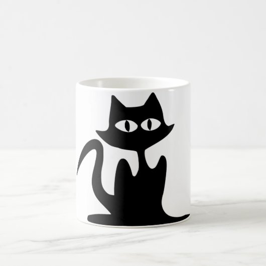 黒猫 モーフィングマグカップ (中央)