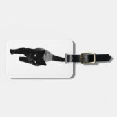 黒猫 ラゲッジタグ (正面横)