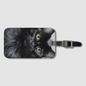 黒猫 ラゲッジタグ (正面横)