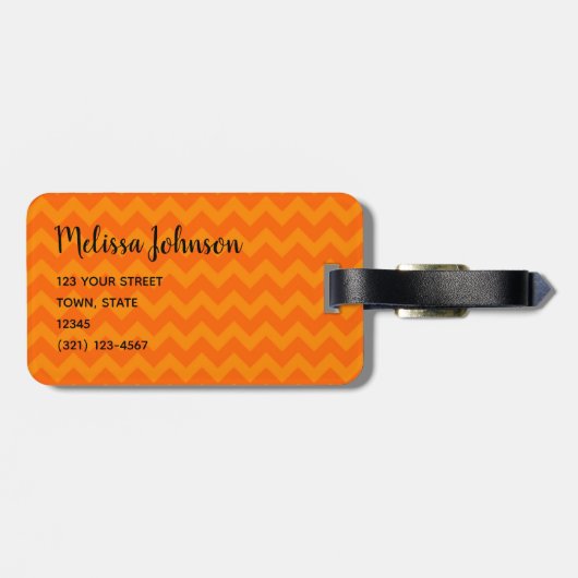 黒猫 ラゲッジタグ (裏面横)