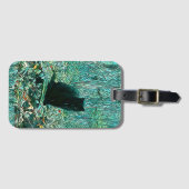 黒猫 ラゲッジタグ (正面横)