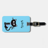 黒猫 ラゲッジタグ (正面横)