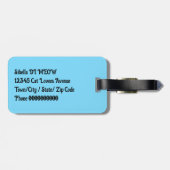 黒猫 ラゲッジタグ (裏面横)