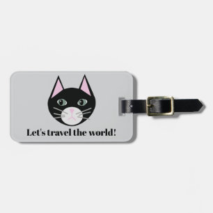 黒猫 ラゲッジタグ