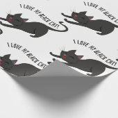黒猫 ラッピングペーパー (角)