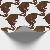 黒猫 ラッピングペーパー (角)