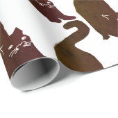 黒猫 ラッピングペーパー (ロールコーナー)