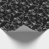 黒猫 ラッピングペーパー (角)
