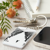 黒猫、ラドヤード・キップリング キーホルダー (正面右)