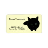 黒猫 ラベル (正面)