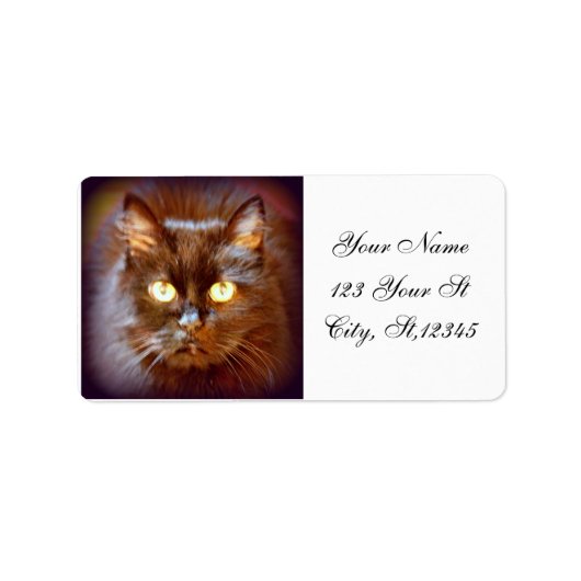 黒猫 ラベル (正面)