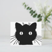 黒猫 – 例：ルツ ポストカード (スタンド正面)