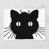 黒猫 – 例：ルツ ポストカード (正面)