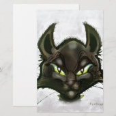 黒猫 便箋 (正面/裏面)