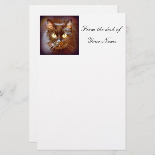 黒猫 便箋 (正面/裏面)