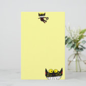 黒猫 便箋 (スタンド正面)