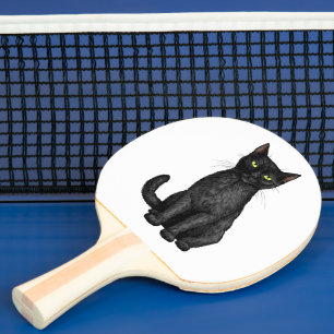 黒猫 卓球ラケット