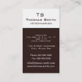 黒猫 名刺 (裏面)