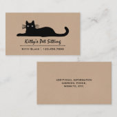 黒猫 名刺 (正面/裏面)