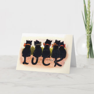 黒猫-幸運 カード