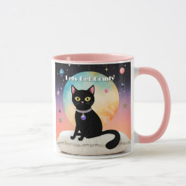 黒猫 - 快適な時間を マグカップ