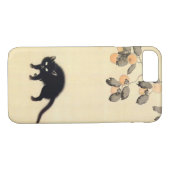 黒猫、春草の黒猫(詳細)、Shunsōの日本のな芸術 Case-Mate iPhoneケース (裏面(横))