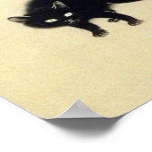 黒猫,春草黒猫(詳細)，春秋，アー日本のト ポスター (角)