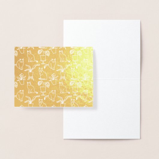 黒猫 箔カード (ディスプレー)