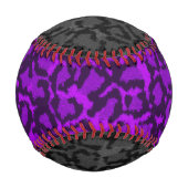 黒猫・紫猫 野球ボール (裏面)