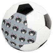 黒猫、縞模様 サッカーボール (3/4)