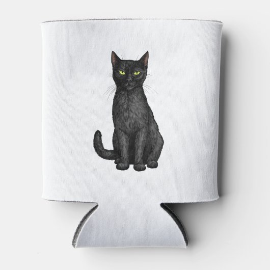 黒猫 缶クーラー (正面)