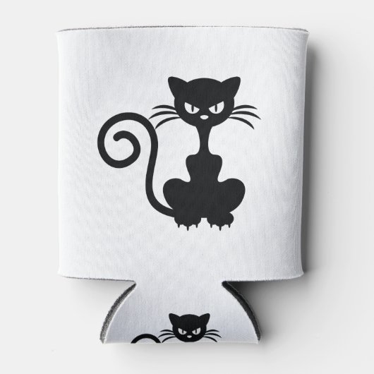 黒猫 缶クーラー (正面)