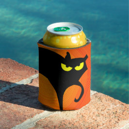 黒猫 缶クーラー