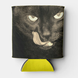 黒猫 缶クーラー