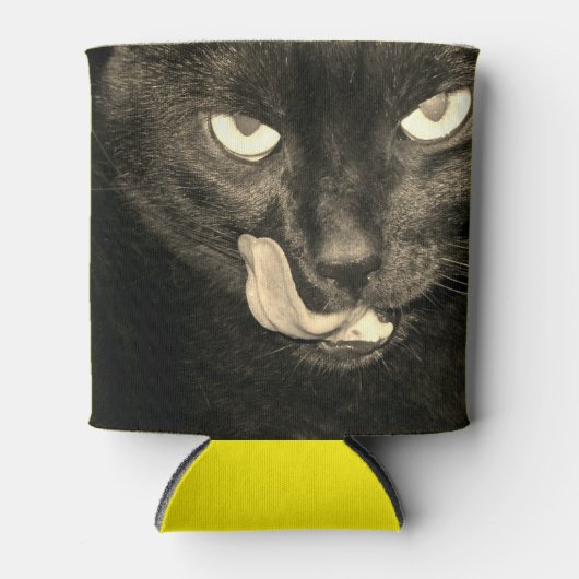 黒猫 缶クーラー (正面)